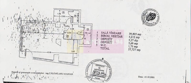 Spatiu comercial la inchiriere in zona Magheru